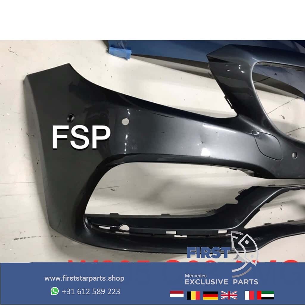 W205 C205 C63 AMG Voorbumper grijs origineel Mercedes 63, Utilisé, -, Avant, -