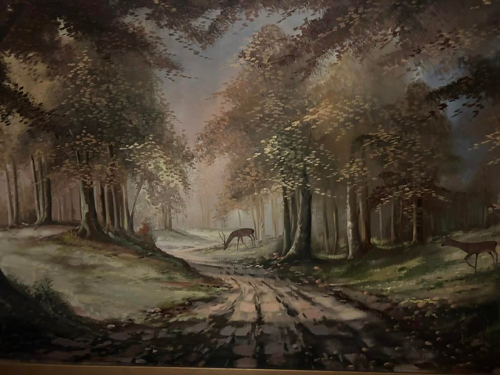 Groot schilderij, Ophalen