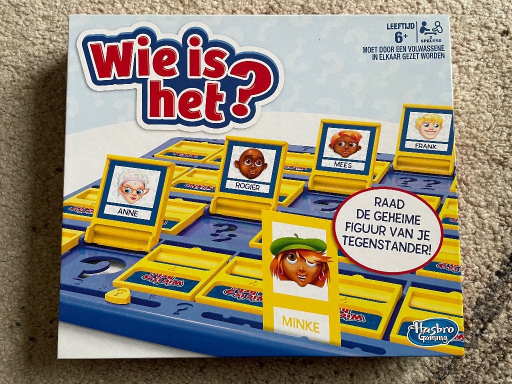 Wie Is Het? ;), Een of twee spelers, Ophalen, Zo goed als nieuw