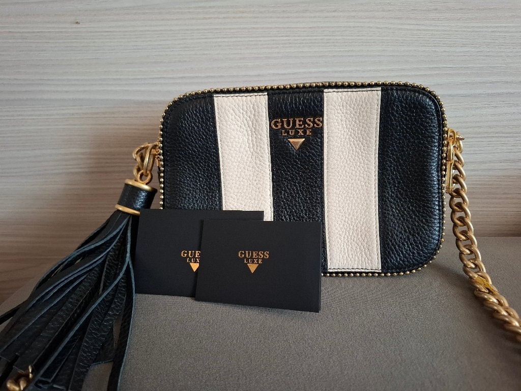 Sac à bandoulière Guess noir blanc, Enlèvement, Neuf, Noir, Autres marques