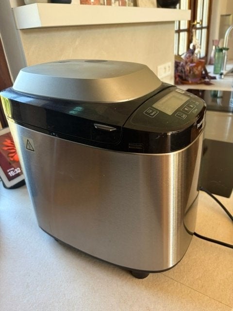 Broodmachine Panasonic, Elektronische apparatuur, Broodbakmachines, Ophalen, Zo goed als nieuw, Met timer, Kijkvenster