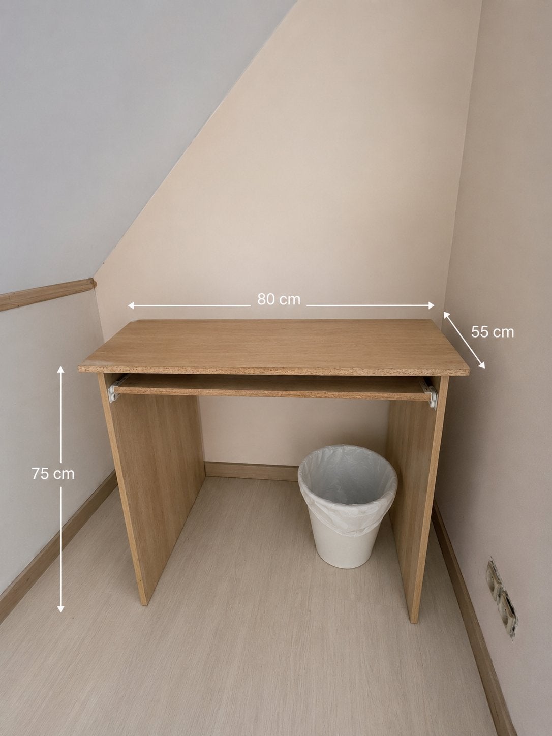 Petit bureau de chambre, Maison & Meubles, Démontable, Autres marques, Autres types, 80 cm