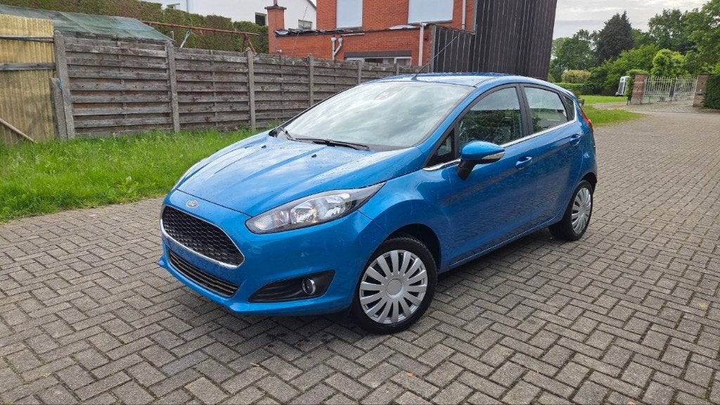 Ford Fiesta 1.0i van 2014, met 105.000kms, Auto's, Euro 5, Blauw, Bedrijf, Fiësta