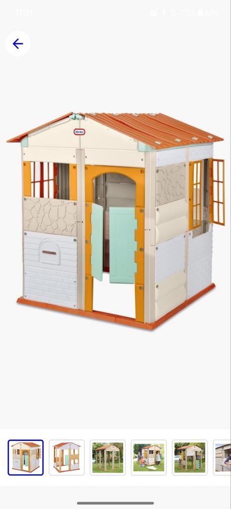 Speelhuisje little tikes, Enlèvement