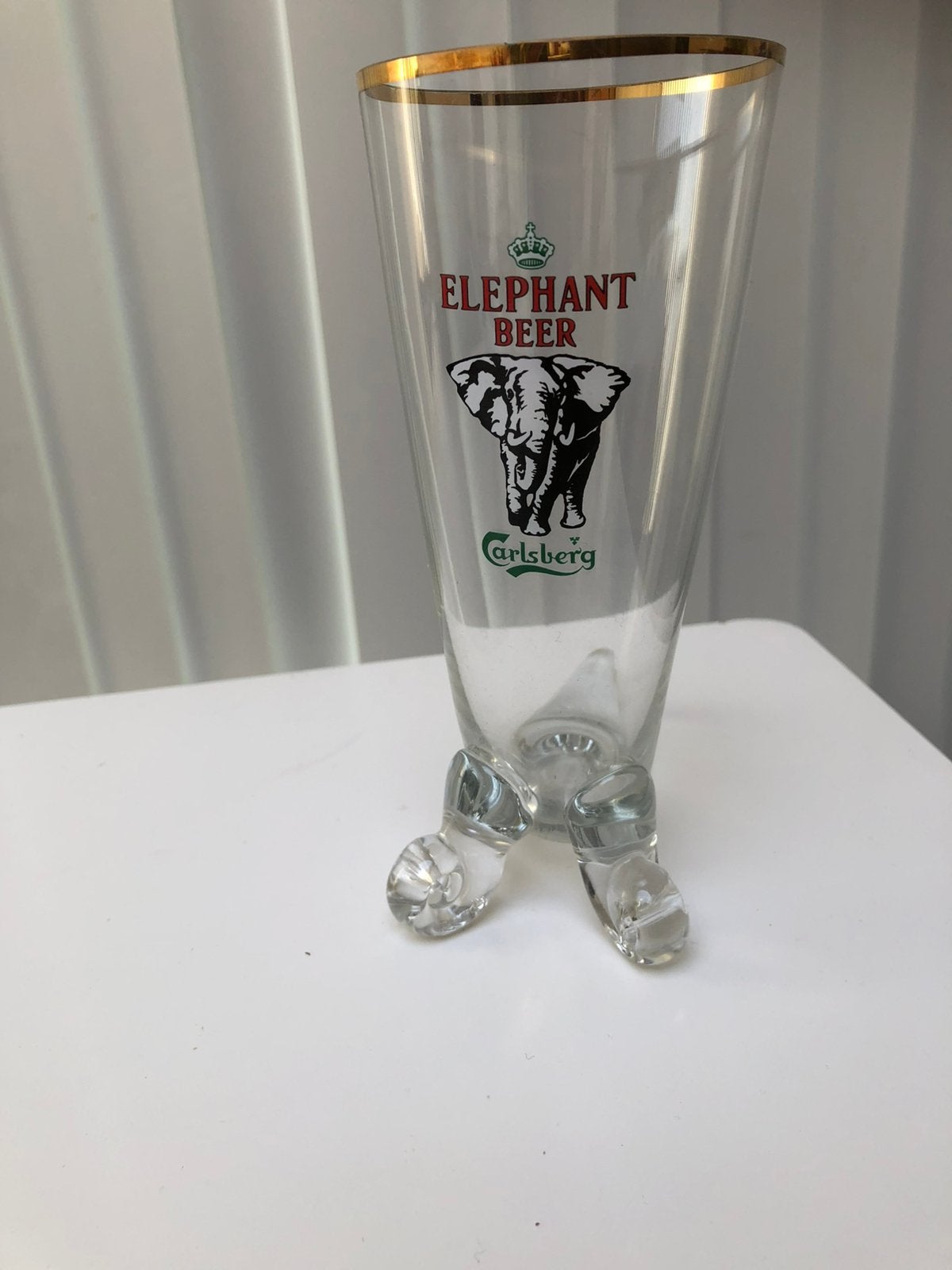 Één glas Elephant Carlsberg, Collections, Enlèvement, Comme neuf, Verre ou Verres, Autres marques