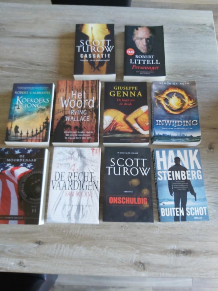 Pakket thriller boeken in zeer mooie staat., Boeken, Ophalen of Verzenden