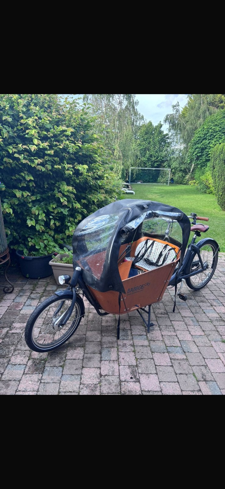 Bakfiets, Fietsen en Brommers, Overige merken, Gebruikt, Huif, Velgrem