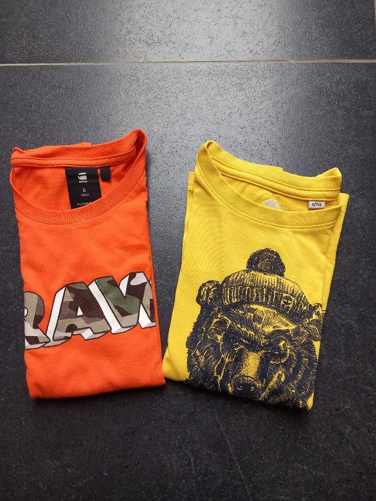 2 merken t-shirts lange mouwen, Gebruikt, Timberland, Ophalen of Verzenden, Shirt of Longsleeve