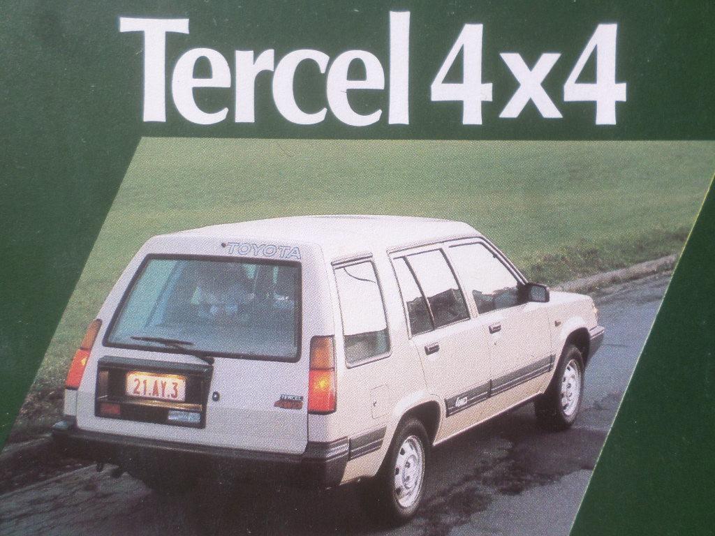 Brochure Toyota Tercel 4 x 4 - FRANÇAIS, Enlèvement ou Envoi, Toyota