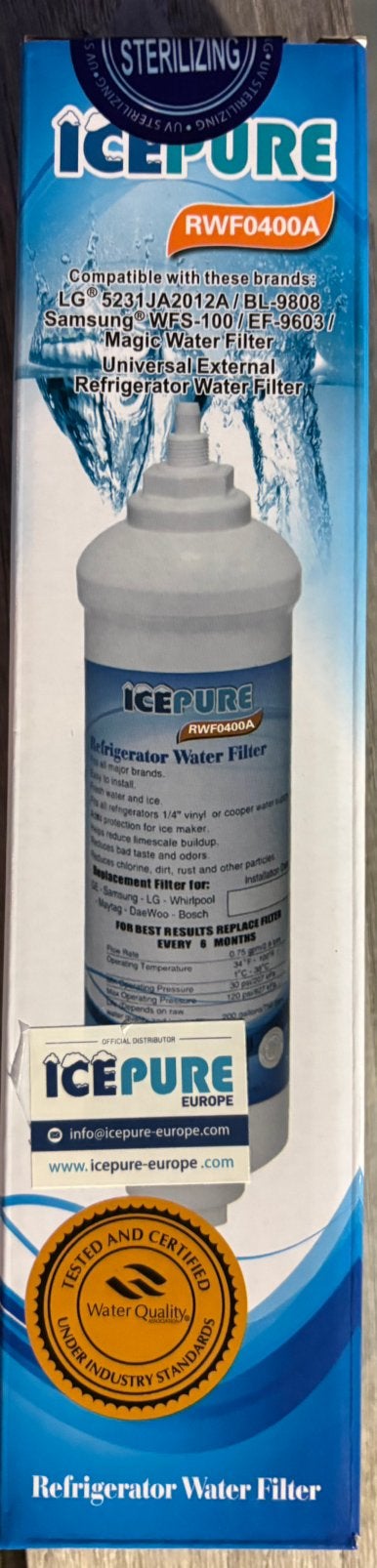 3x Waterfilter alapure RwF0400A, Enlèvement, Neuf, Avec compartiment congélateur