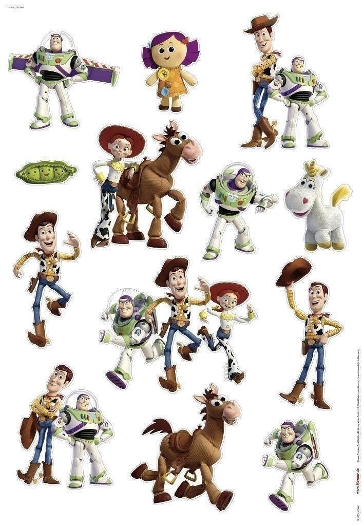 Toy Story Muurstickers 50x70 cm - Disney, Losse elementen, Nieuw, Ophalen of Verzenden, Wanddecoratie