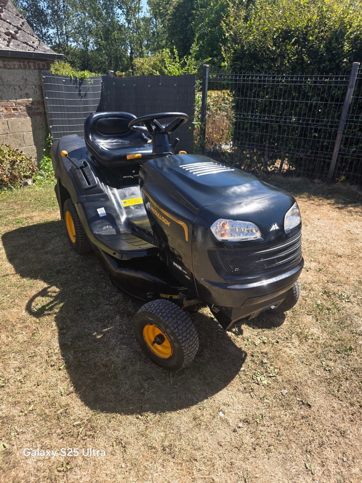 tracteur tondeuse, Moins de 90 cm, Enlèvement, Utilisé, Mcculloch