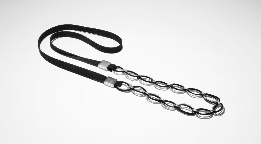 Sarah Pacini lange ketting nieuw, Ophalen of Verzenden, Nieuw, Zilver, Overige materialen