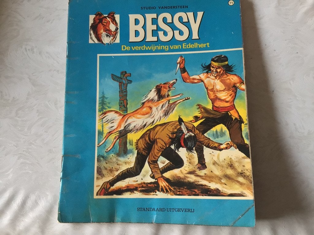 Bessy de verdwijning van Edelhart strip 1968, Boeken, Stripverhalen, Ophalen of Verzenden, Gelezen
