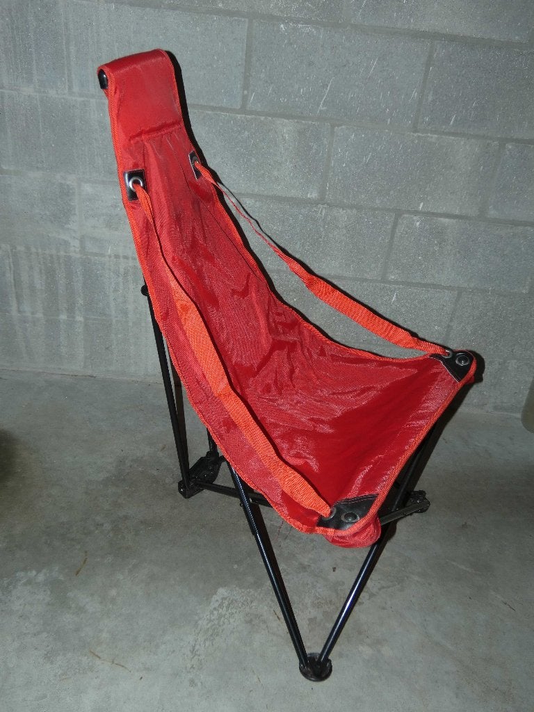 Campingstoel in hangmatstijl, opvouwbaar + draagtas, Ophalen of Verzenden, Gebruikt, Campingstoel