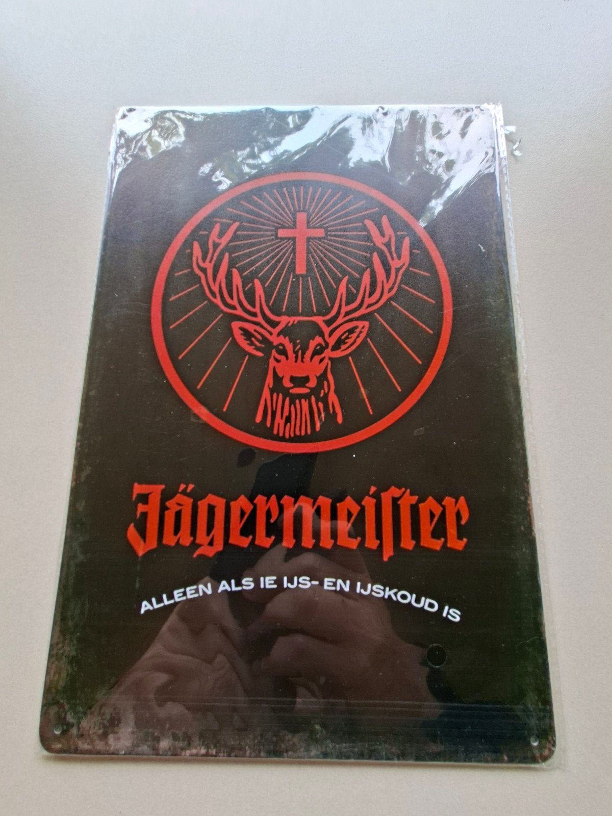 Bordje JAGETMEISTER,JÄGERMEISTER 20cm X 30cm
Bieden 8€, Ophalen