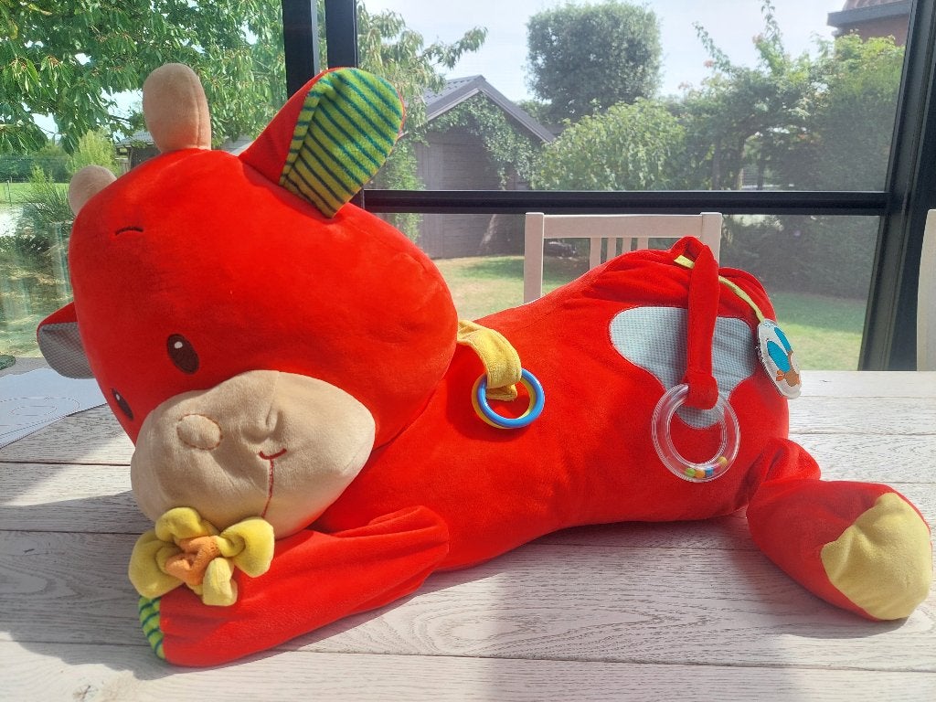 Vache peluche, Enlèvement, Comme neuf, Découverte, Sonore
