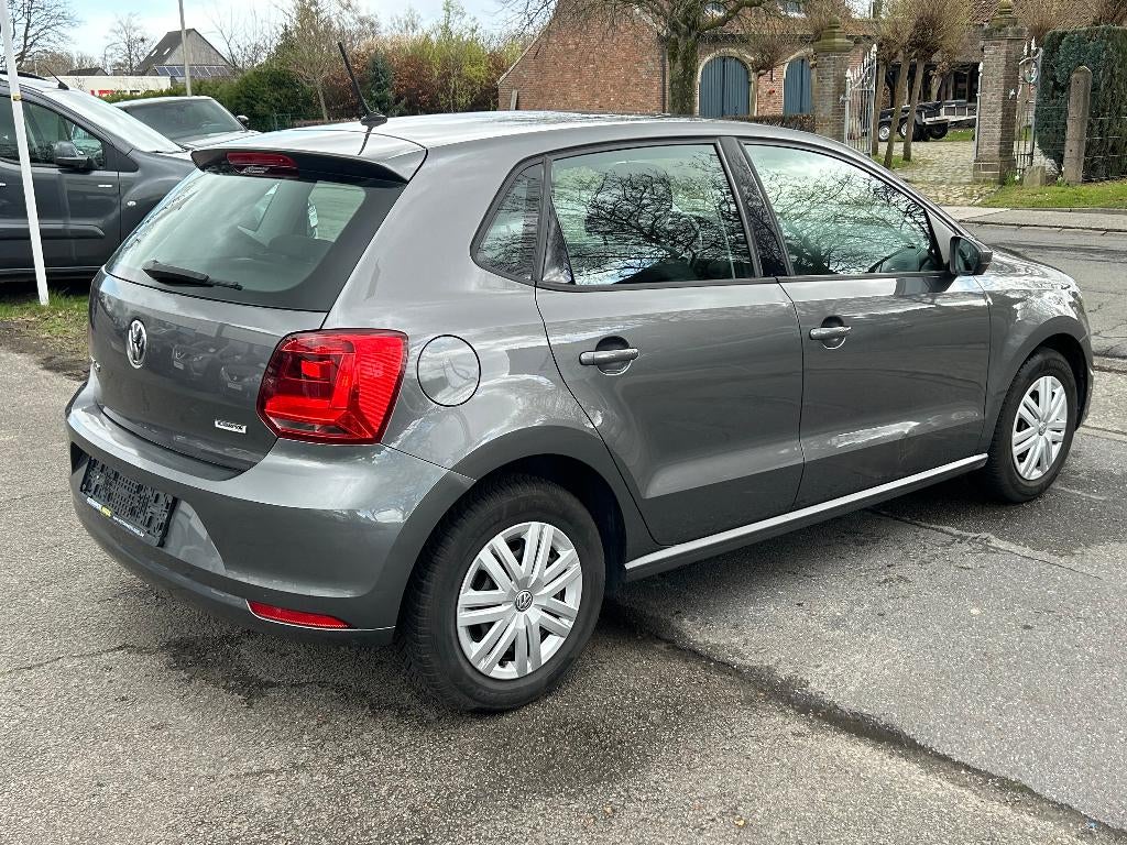 VW Polo 1.0i, 2015, 127.230km, Airco, Keuring, 12m Garantie, Autos, Argent ou Gris, Achat, Euro 6, Entreprise