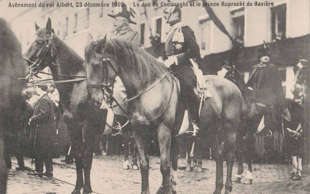 BELGISCH KONINGSHUIS - Troonsbestijging Koning Albert I 1909, Verzamelen, Verzenden, Ongelopen, Overige thema's