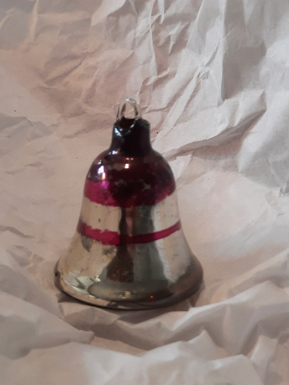 ajeko bel kerstbal klein formaat, Ophalen of Verzenden, Gebruikt