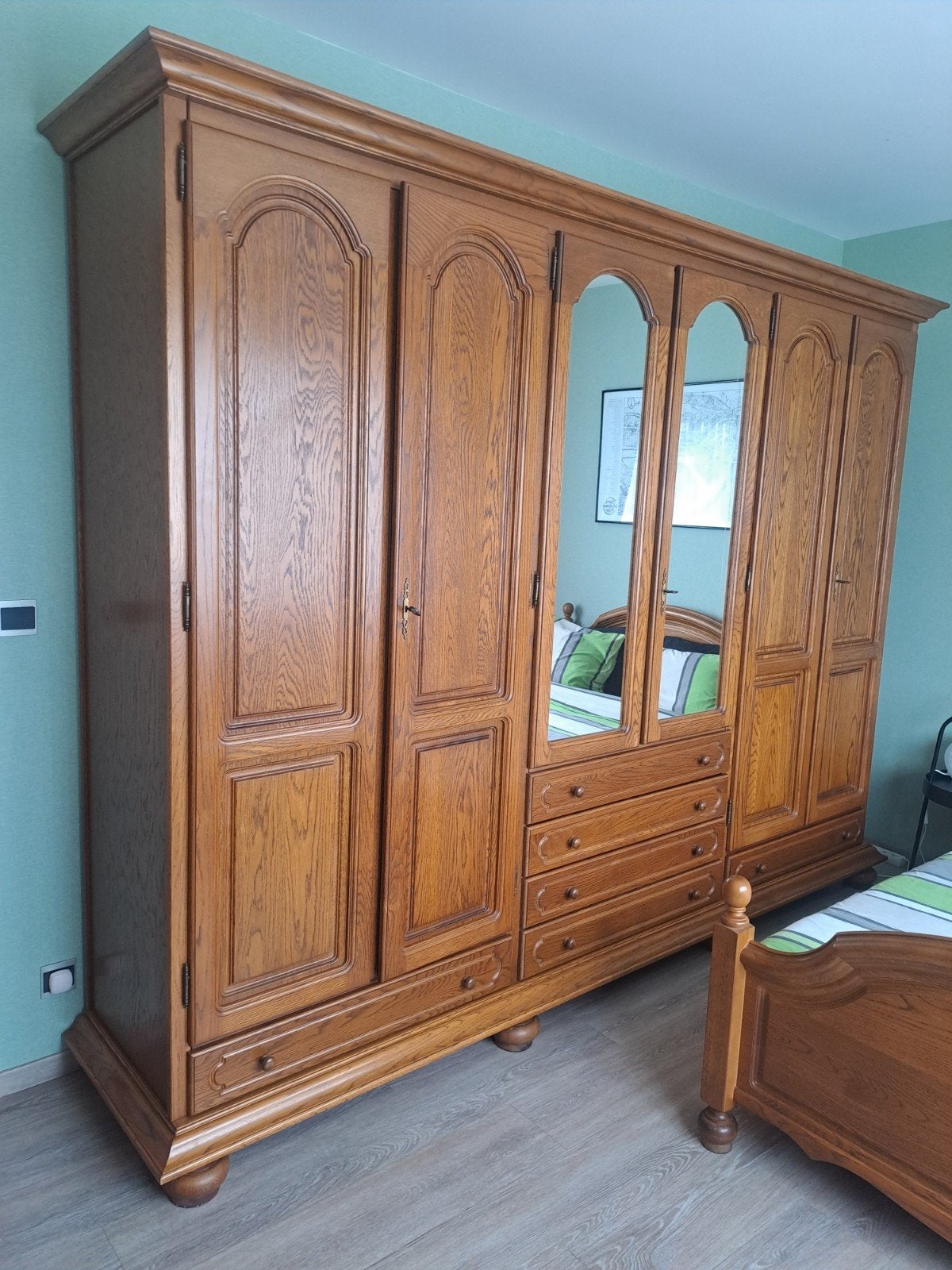 chambre à coucher, Ophalen, Zo goed als nieuw, Eikenhout