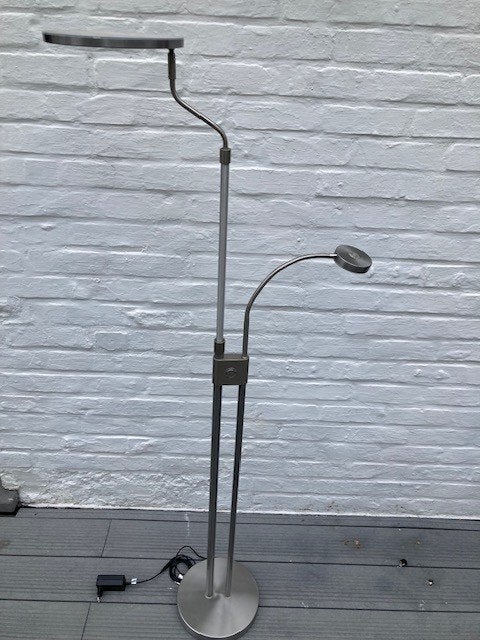 lampe LED sur pied, Maison & Meubles, Lampes | Lampadaires, Enlèvement, Comme neuf, Métal, 150 à 200 cm
