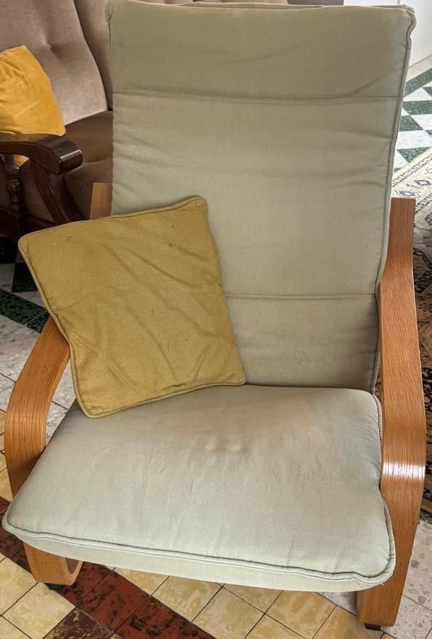 IKEA POÄNG relaxstoel, Autres couleurs, Enlèvement, Utilisé, Une