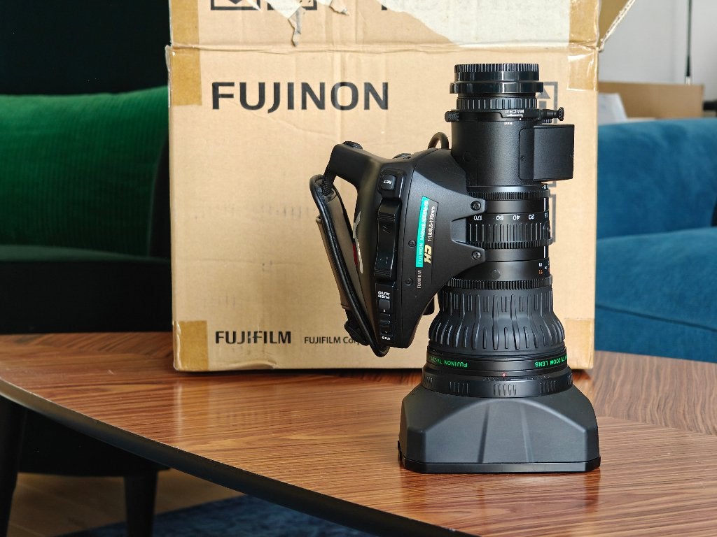 Fujinon XA20sx8.5BERM-K3, TV, Hi-fi & Vidéo, Photo | Lentilles & Objectifs, Enlèvement ou Envoi, Comme neuf, Téléobjectif, Zoom