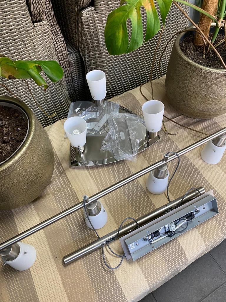 Set Hanglampen, Ophalen, Gebruikt, Glas