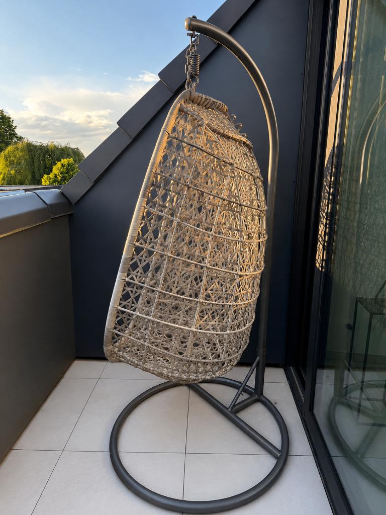 Hangstoel - Egg Chair, Ophalen, Zo goed als nieuw, Stoel, Loungeset
