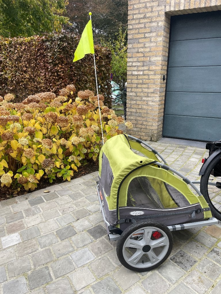fietskar kinderen, Ophalen, Gebruikt, Kinderkar, Opvouwbaar