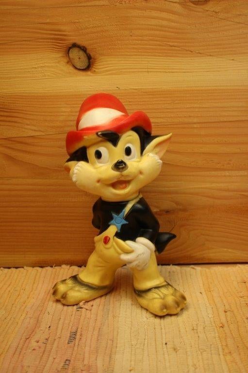 Vintage Pieper pieppop Wolfje, Verzamelen, Ophalen of Verzenden, Gebruikt, Beeldje of Figuurtje