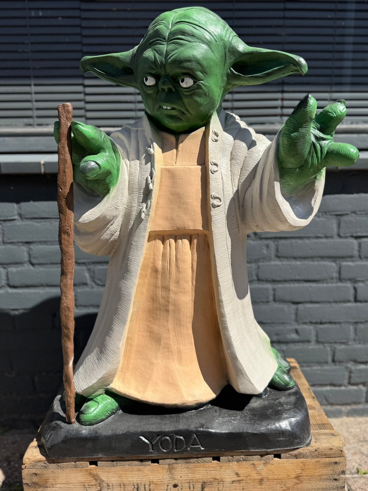 StarWars Beeld Yoda groot formaat, Ophalen, Gebruikt, Fantasy