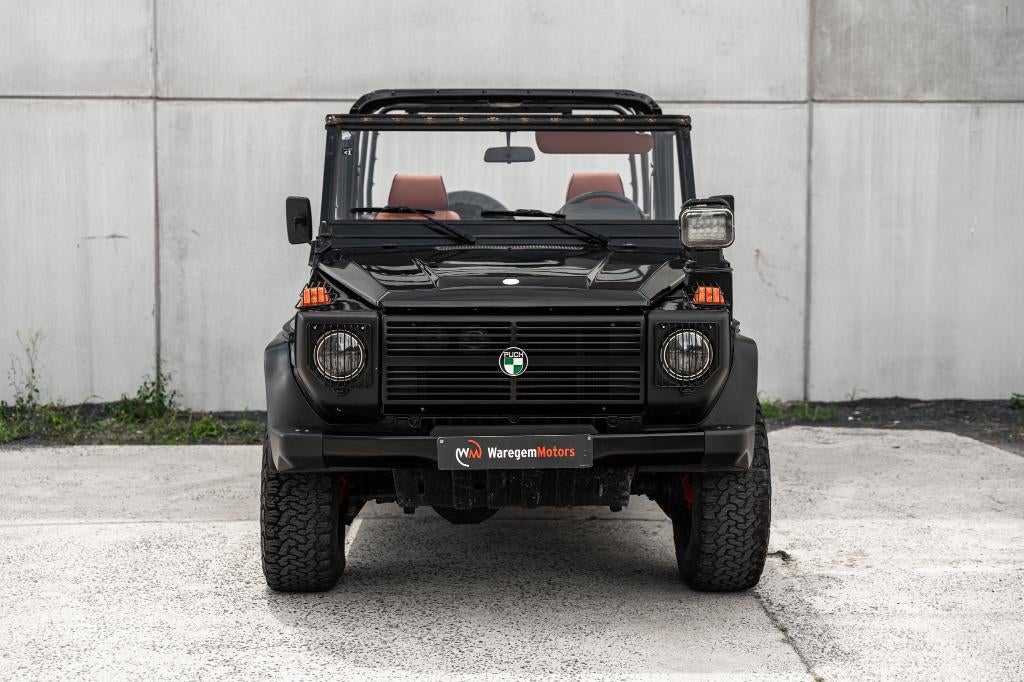 Mercedes G300 GD Puch Cabrio (1986)- Brown leather - 8 seats, Autos, Cuir, 8 places, Achat, Intérieur cuir