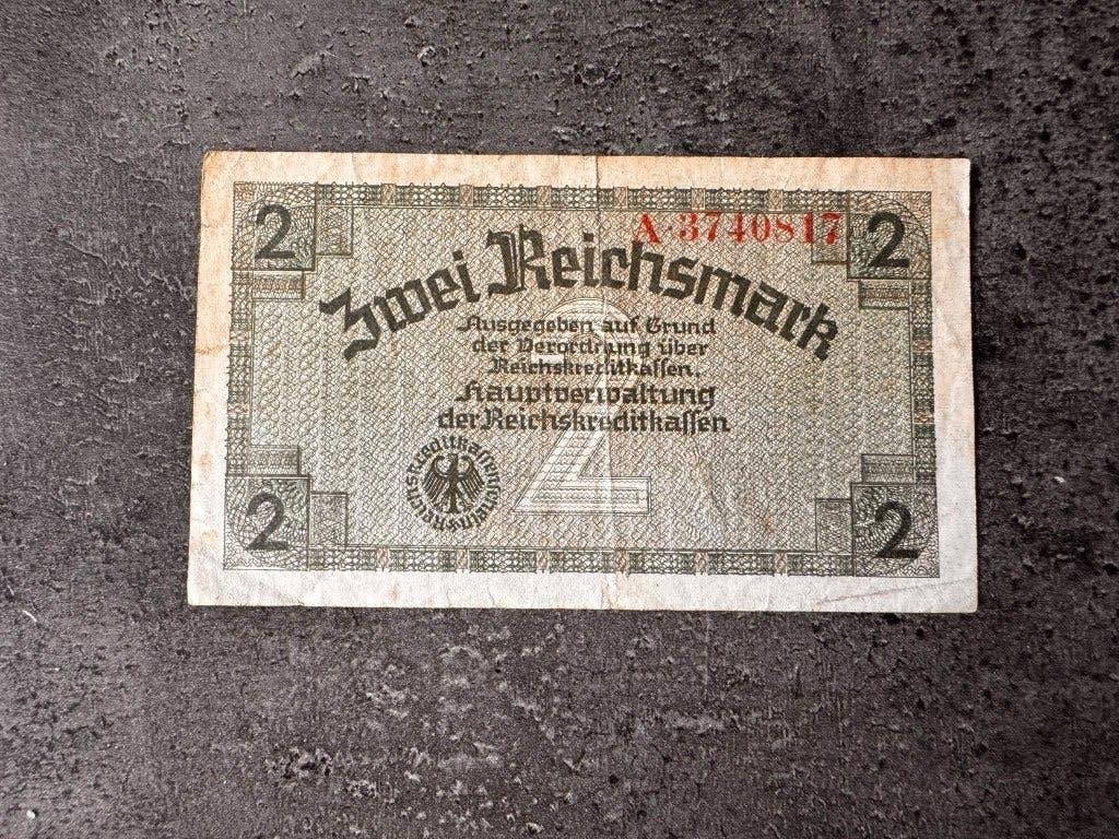 Billet pour le Zwei Reichsmark, Enlèvement ou Envoi