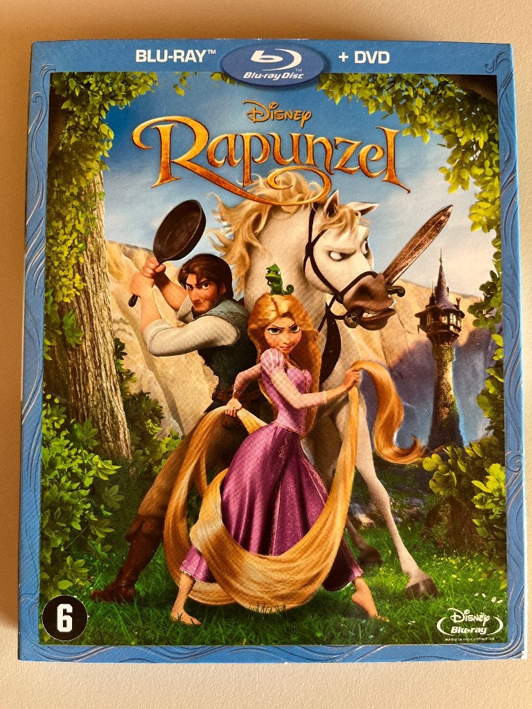 Tangled / Rapunzel Blu-ray, CD & DVD, À partir de 6 ans, Avec suppléments, Enlèvement ou Envoi, Dessins animés et Film d'animation