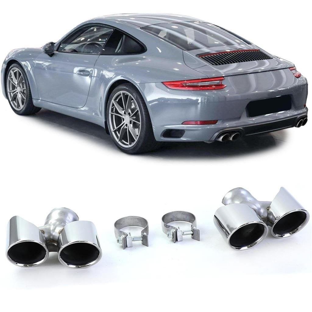 Uitlaat Sierstuk RVS Voor Porsche 911 991.2 2015 / 2019 3.0, Envoi