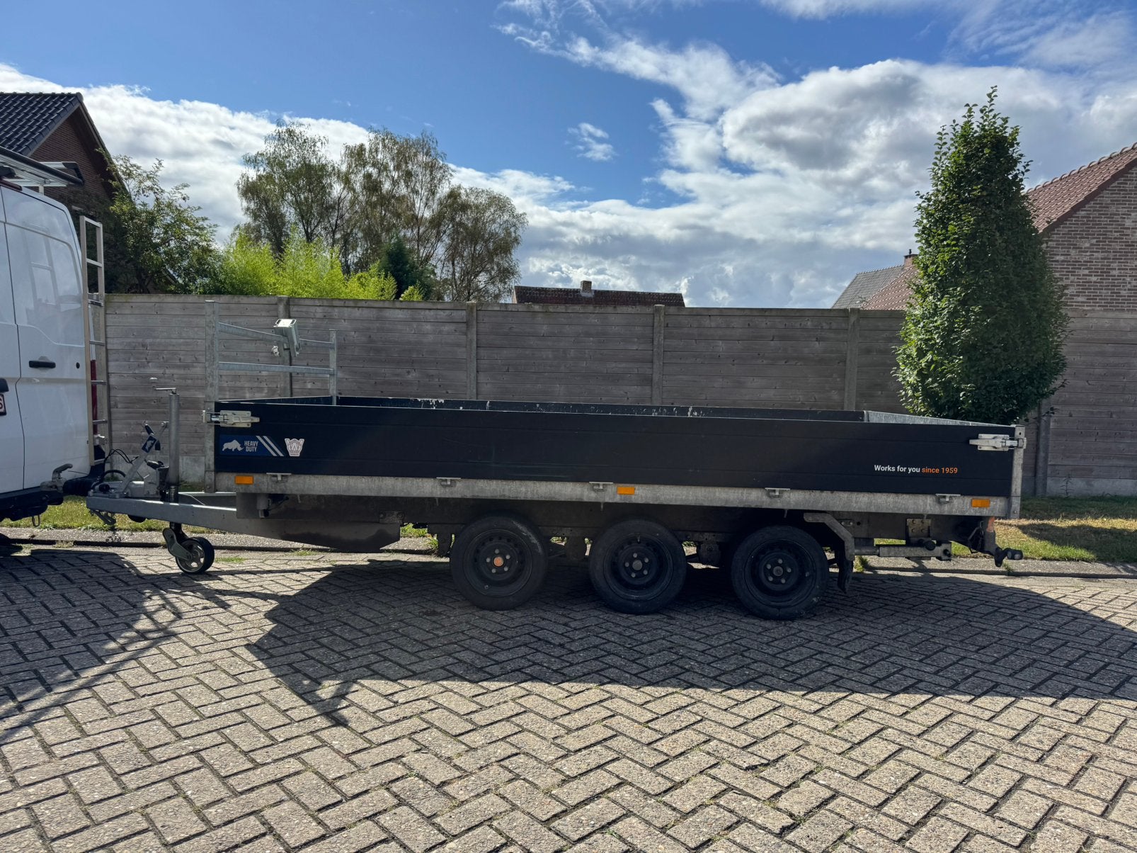 Saris Heavy Duty Tridem Kipper (3-as aanhangwagen), Enlèvement, Comme neuf