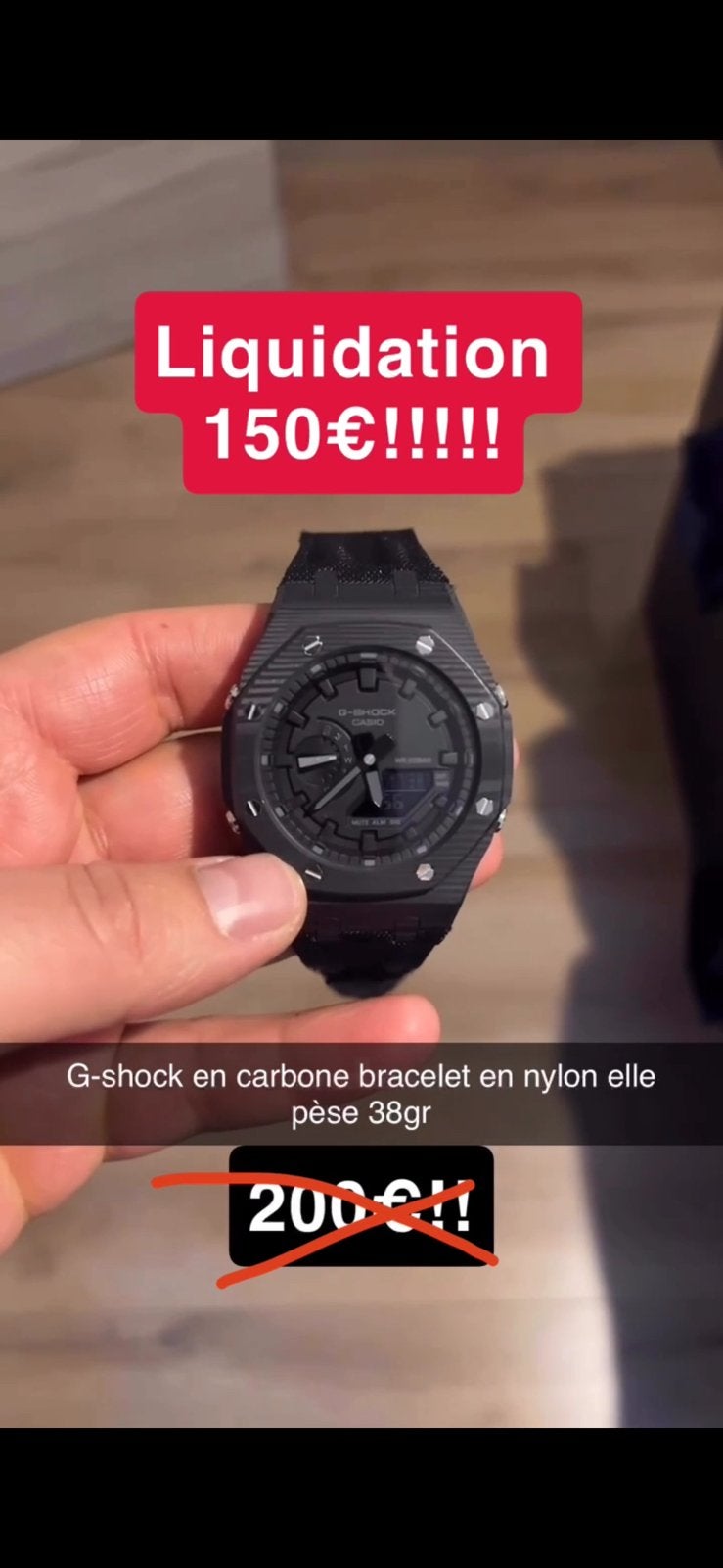 G-shock de conception, Handtassen en Accessoires, Horloges | Kinderen, Ophalen, Zo goed als nieuw