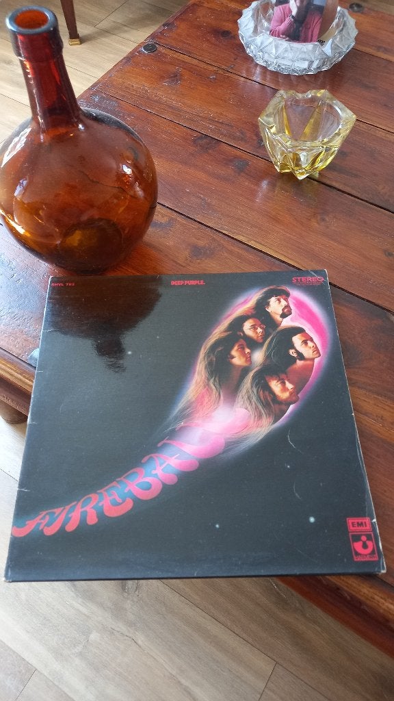 Vinyl 33t deep purple "fireball", Enlèvement, Comme neuf, Pop rock