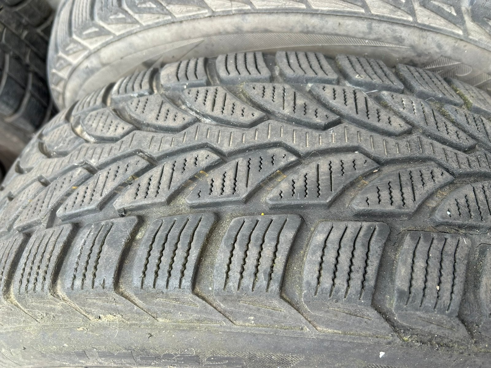 4 DOTZ lichtmetalen velgen met winterbanden, Auto-onderdelen, Banden en Velgen, Ophalen, Gebruikt, 15 inch, Banden en Velgen