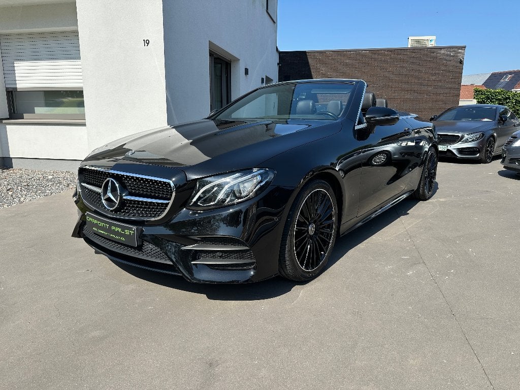 Mercedes E200 cabrio Automaat AMG line Garantie, Cuir, Achat, Entreprise, Noir