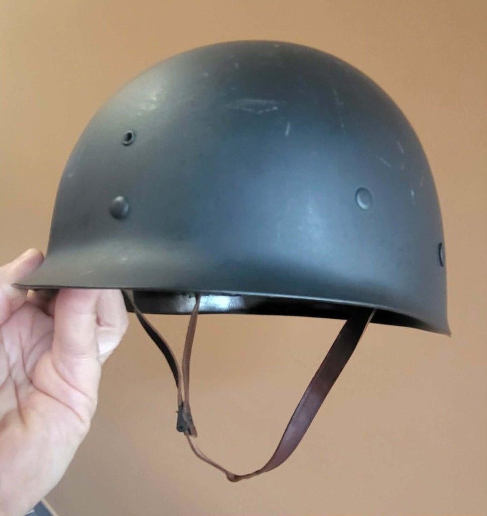 Binnenhelm Belgische zeemacht - 1970, Verzamelen, Militaria | Algemeen, Ophalen of Verzenden, Marine, Helm of Baret