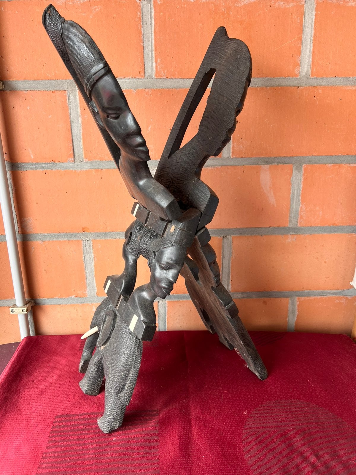 Afrikaanse stoeltje, Antiek en Kunst, Ophalen of Verzenden, Hout