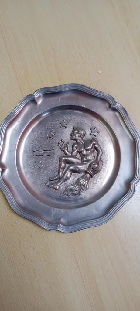 Tinnen bord Waterman, Ophalen of Verzenden