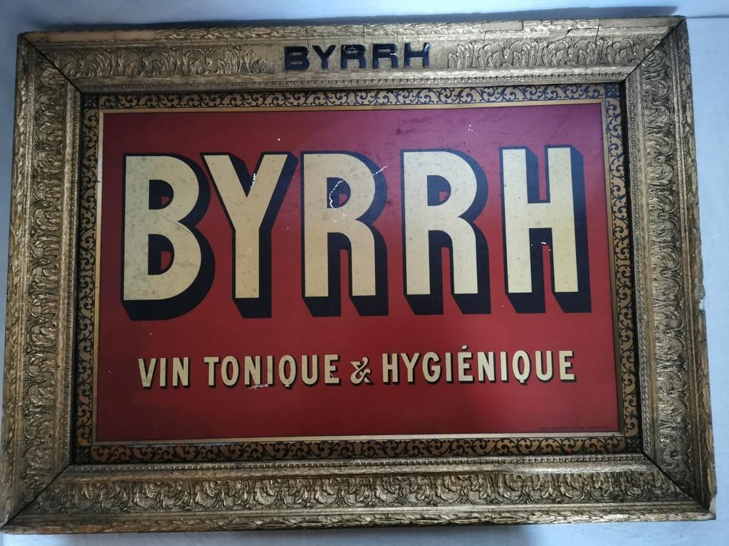 BYRRH reclameplaat, Collections, Marques & Objets publicitaires, Enlèvement ou Envoi