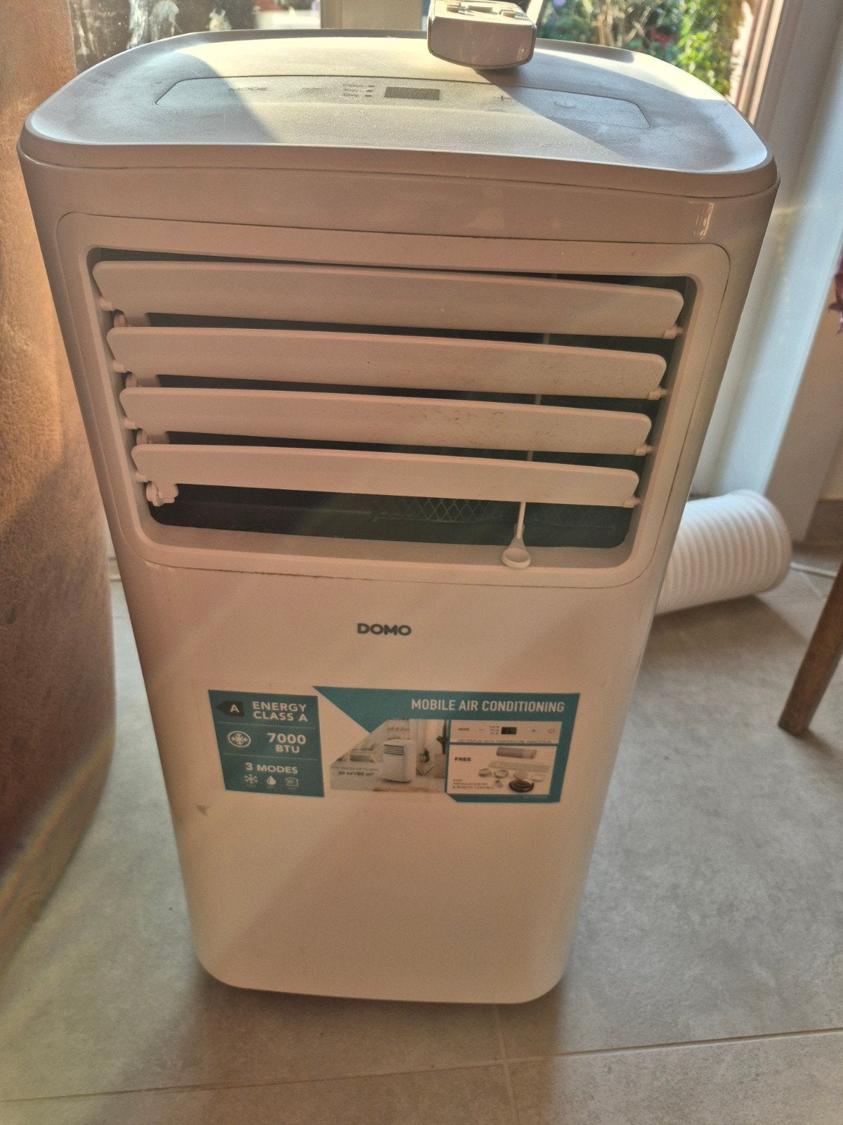 mobiele airco Domo A+, Elektronische apparatuur, Ophalen, Mobiele airco, 60 tot 100 m³, Afstandsbediening