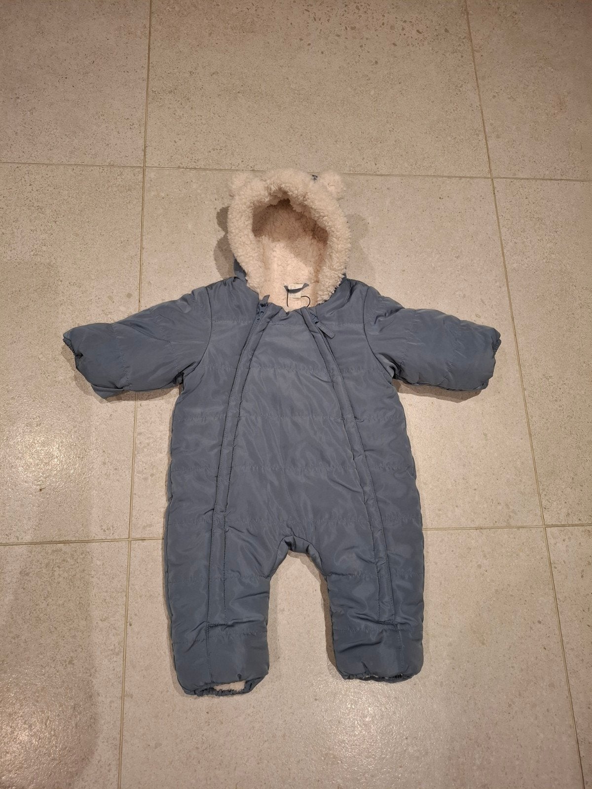 Skipak/ winterjas baby licht blauw maat 62, Kinderen en Baby's, Ophalen, Jongetje of Meisje, H&M, Zo goed als nieuw