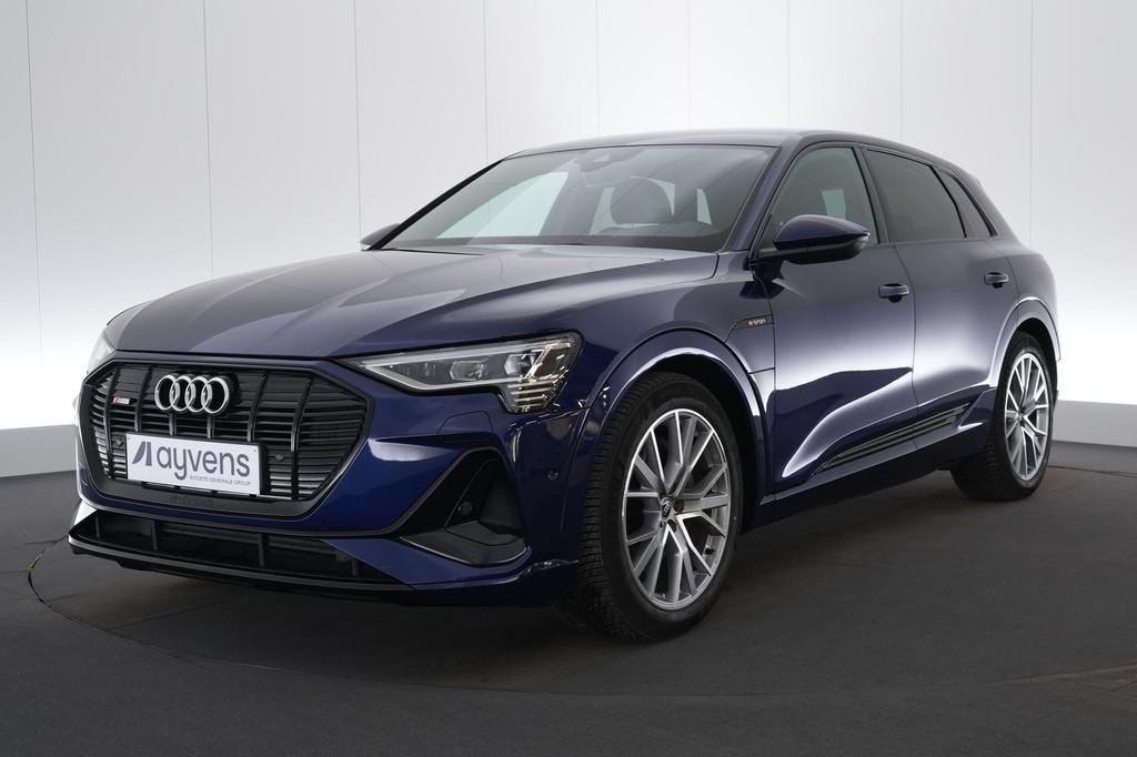 (2BTX516) AUDI E-TRON, Auto's, Audi, Gebruikt, Blauw, 408 pk, SUV of Terreinwagen