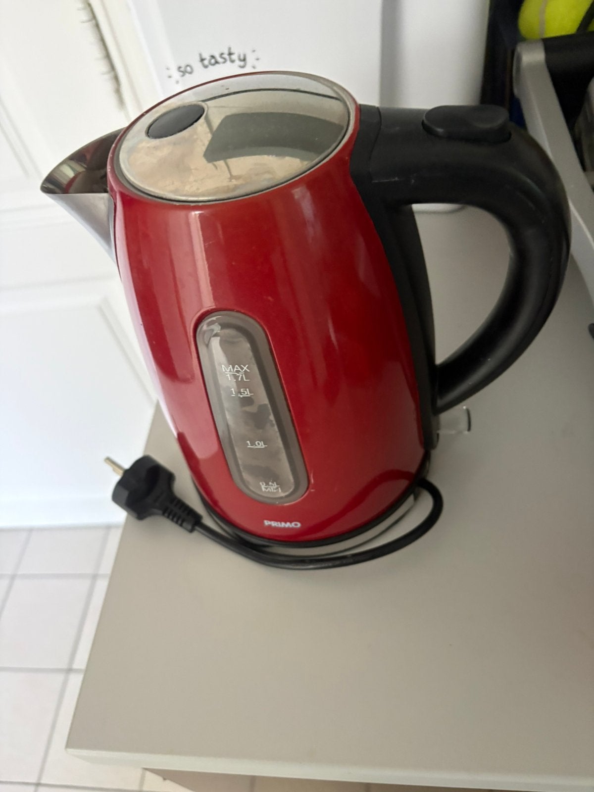 Waterkoker, 1 tot 2 liter, Ophalen, Gebruikt